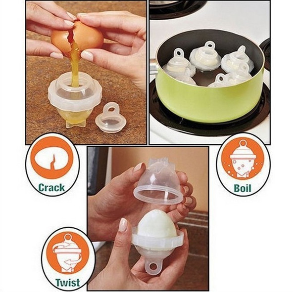 Eggies Egg Boiler Alat Rebus Telur - YD1106 - Transparent